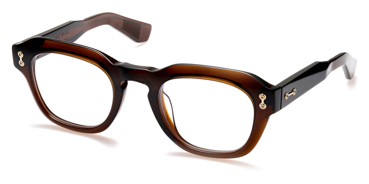 AKONI® Blaze Rx AKO Blaze Rx 514B 48 - Crystal Dark Brown Eyeglasses