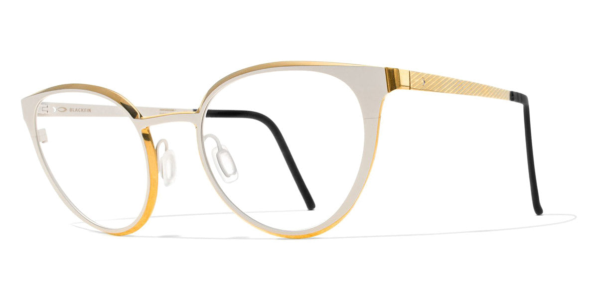 Blackfin® BONITA BAY BLF BONITA BAY 899 51 - White/Yellow Gold Eyeglasses