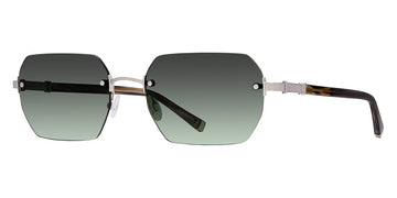 Barton Perreira® Jude BPR SU Jude 5704 56 - Sulcata Tortoise/Silver / Laurel Gradient AR Sunglasses