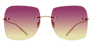 Barton Perreira® Sharona BPR SU Sharona SHAR6002K 60 - Rose Gold / Sun Kissed Gradient (AR) Sunglasses