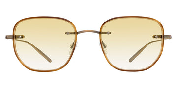 Barton Perreira® Tyrone Thinsert BPR SU Tyrone Thinsert TYRO4901K 49 - Antique Gold / Umber Tortoise / Citron (AR) Sunglasses