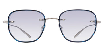 Barton Perreira® Tyrone Thinsert BPR SU Tyrone Thinsert TYRO4903K 49 - Silver / Midnight / Sky (AR) Sunglasses