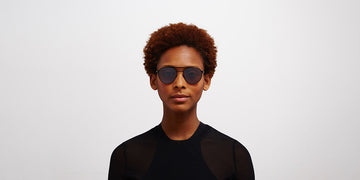 Mykita® BRADLEY MYK BRADLEY Jet Black/Mole Grey / Polarized Pro Hi-Con Brown 51 - Jet Black/Mole Grey / Polarized Pro Hi-Con Brown Sunglasses