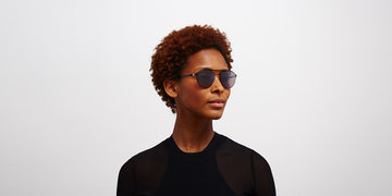 Mykita® BRADLEY MYK BRADLEY Jet Black/Mole Grey / Polarized Pro Hi-Con Brown 51 - Jet Black/Mole Grey / Polarized Pro Hi-Con Brown Sunglasses