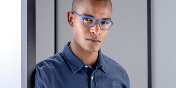 Blackfin® BRIXHAM BLF BRIXHAM 1592 46 - Storm Navy Blue/Sunset Orange Eyeglasses