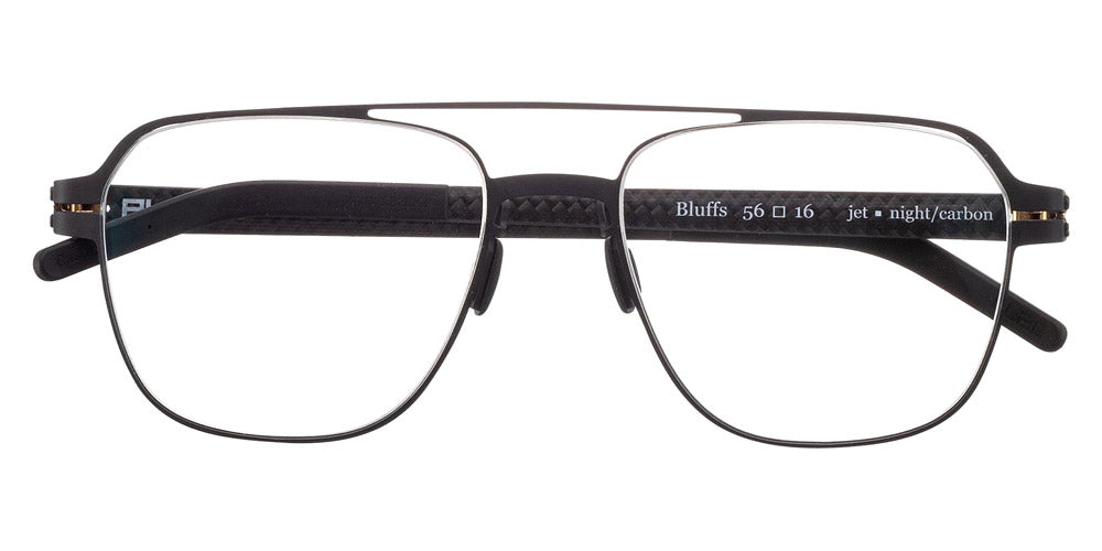 BLAC® BLUFFS BLAC BLUFFS JET-NI 56 - Black / Black Eyeglasses