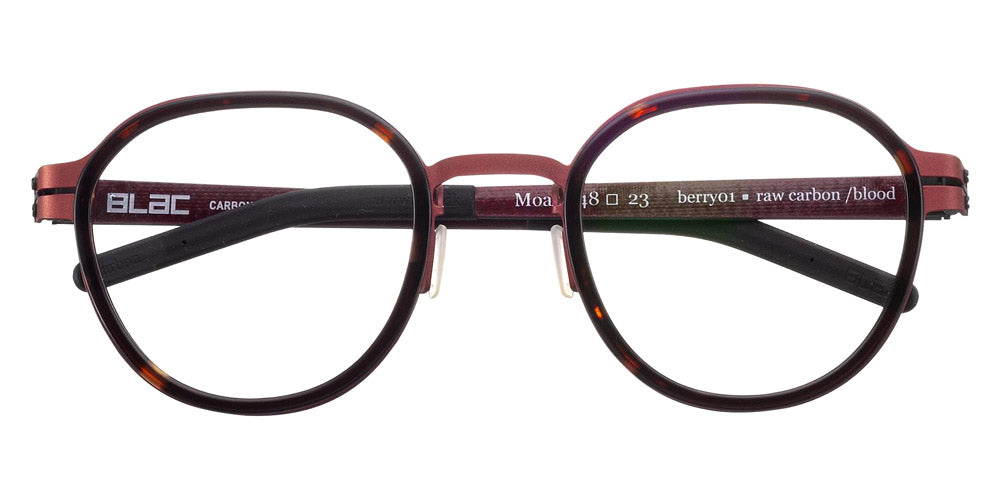 BLAC® MOAB BLAC MOAB BERRY-01-CA-R 48 - Red / Brown Eyeglasses