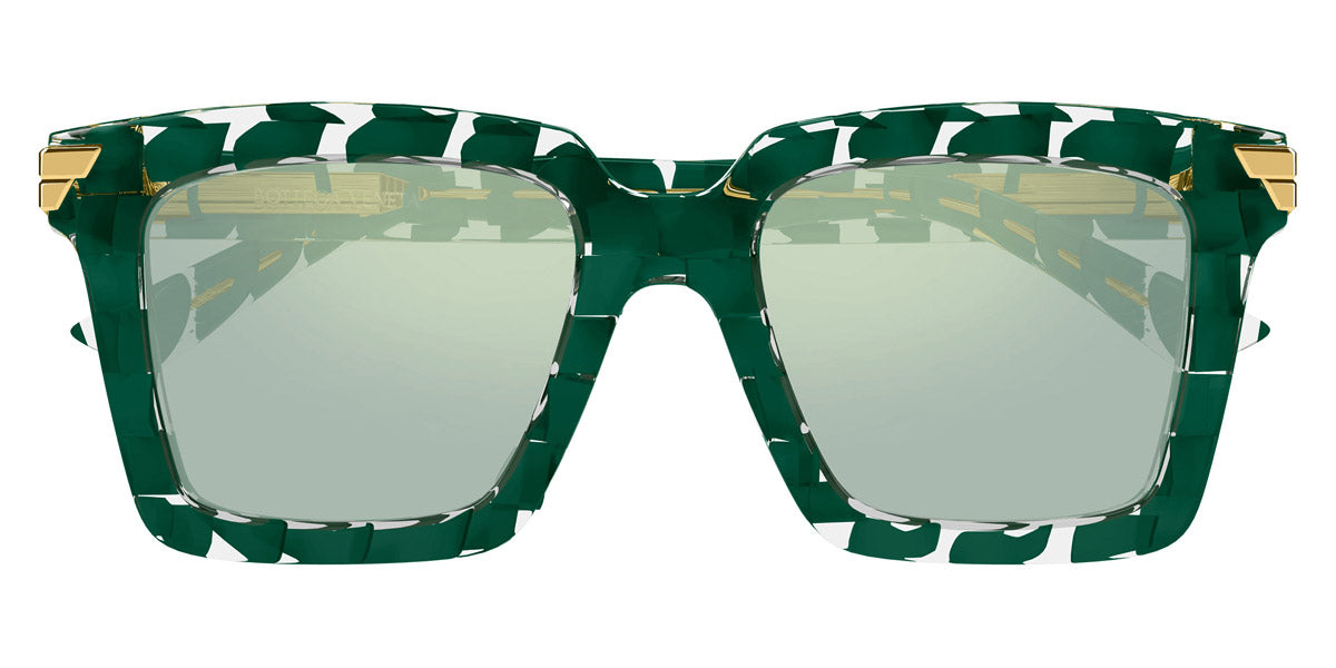 Bottega Veneta® BV1005S BV1005S 010 53 - Green/Green Sunglasses