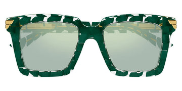 Bottega Veneta® BV1005S BV1005S 010 53 - Green/Green Sunglasses