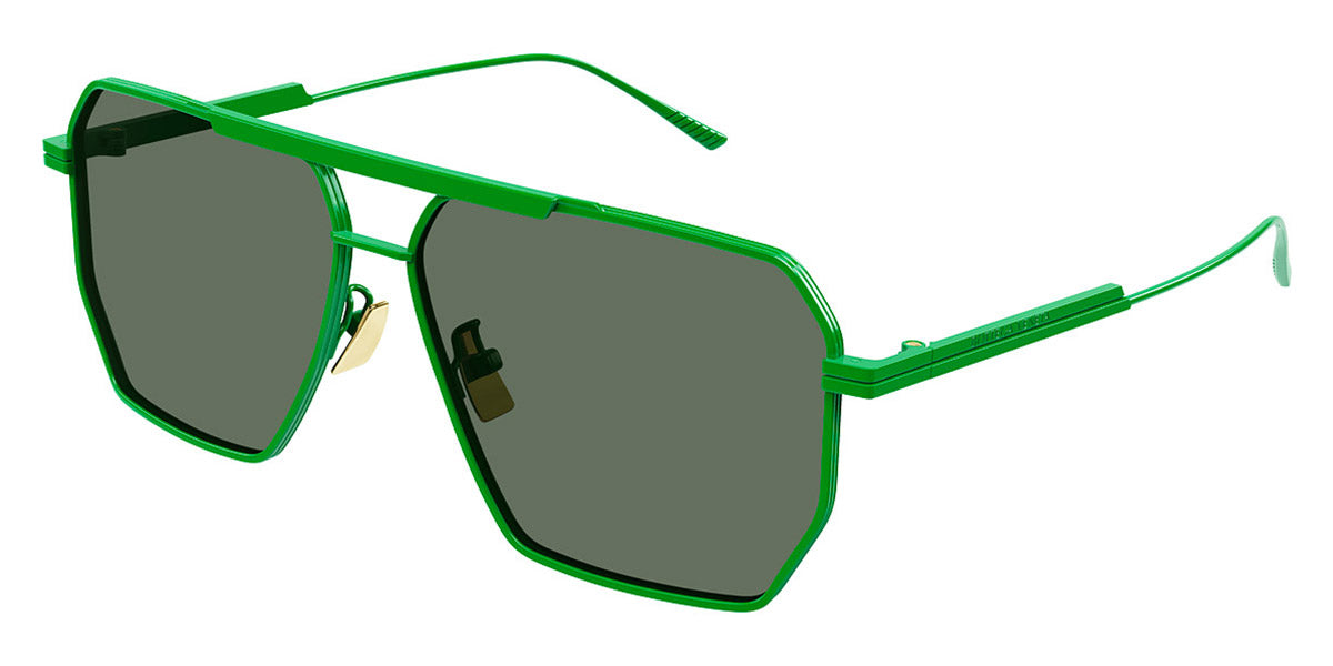 Bottega Veneta® BV1012S BV1012S 006 60 - Green / Green Sunglasses