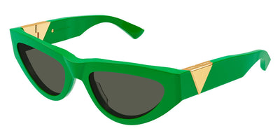 Bottega Veneta® BV1176S BV1176S 003 55 - Green / Green Sunglasses