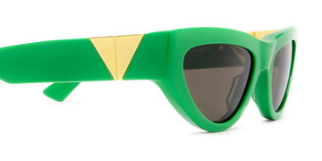 Bottega Veneta® BV1176S BV1176S 003 55 - Green / Green Sunglasses