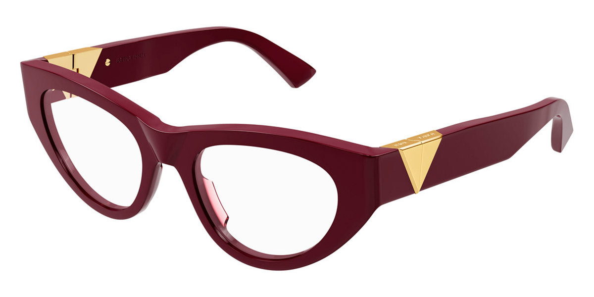 Bottega Veneta® BV1179O BV1179O 003 51 - Burgundy Eyeglasses