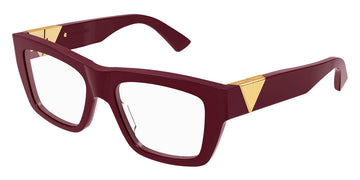 Bottega Veneta® BV1180O BV1180O 003 52 - Burgundy Eyeglasses