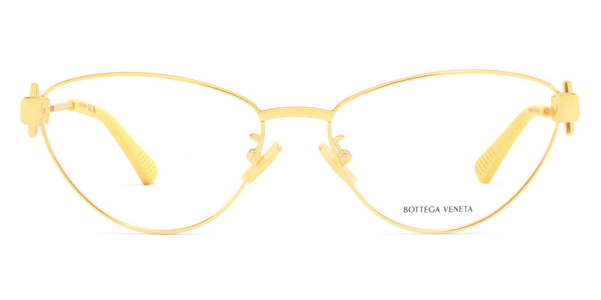 Bottega Veneta® BV1188O BV1188O 002 56 - Gold Eyeglasses