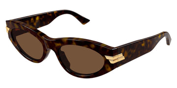 Bottega Veneta® BV1189S BV1189S 002 53 - Havana / Brown Sunglasses