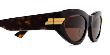 Bottega Veneta® BV1189S BV1189S 002 53 - Havana / Brown Sunglasses