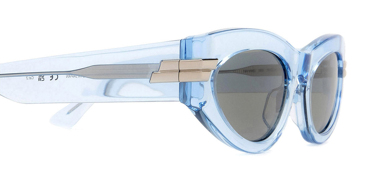 Bottega Veneta® BV1189S BV1189S 003 53 - Light-Blue / Grey Sunglasses