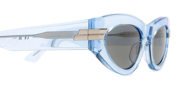 Bottega Veneta® BV1189S BV1189S 003 53 - Light-Blue / Grey Sunglasses