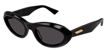 Bottega Veneta® BV1191S BV1191S 001 53 - Black / Gray Sunglasses