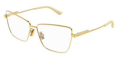 Bottega Veneta® BV1197O BV1197O 002 57 - Gold Eyeglasses