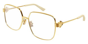 Bottega Veneta® BV1200O BV1200O 002 56 - Gold Eyeglasses