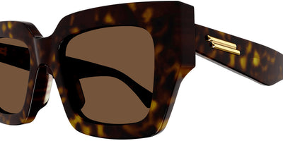 Bottega Veneta® BV1212S BV1212S 002 52 - Havana / Brown Sunglasses