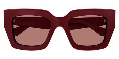 Bottega Veneta® BV1212S BV1212S 004 52 - Burgundy / Pink Sunglasses