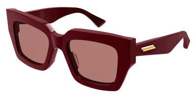 Bottega Veneta® BV1212S BV1212S 004 52 - Burgundy / Pink Sunglasses