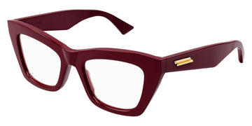 Bottega Veneta® BV1215O BV1215O 004 50 - Burgundy Eyeglasses