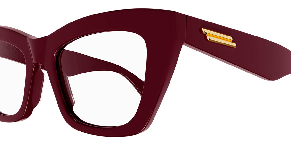 Bottega Veneta® BV1215O BV1215O 004 50 - Burgundy Eyeglasses