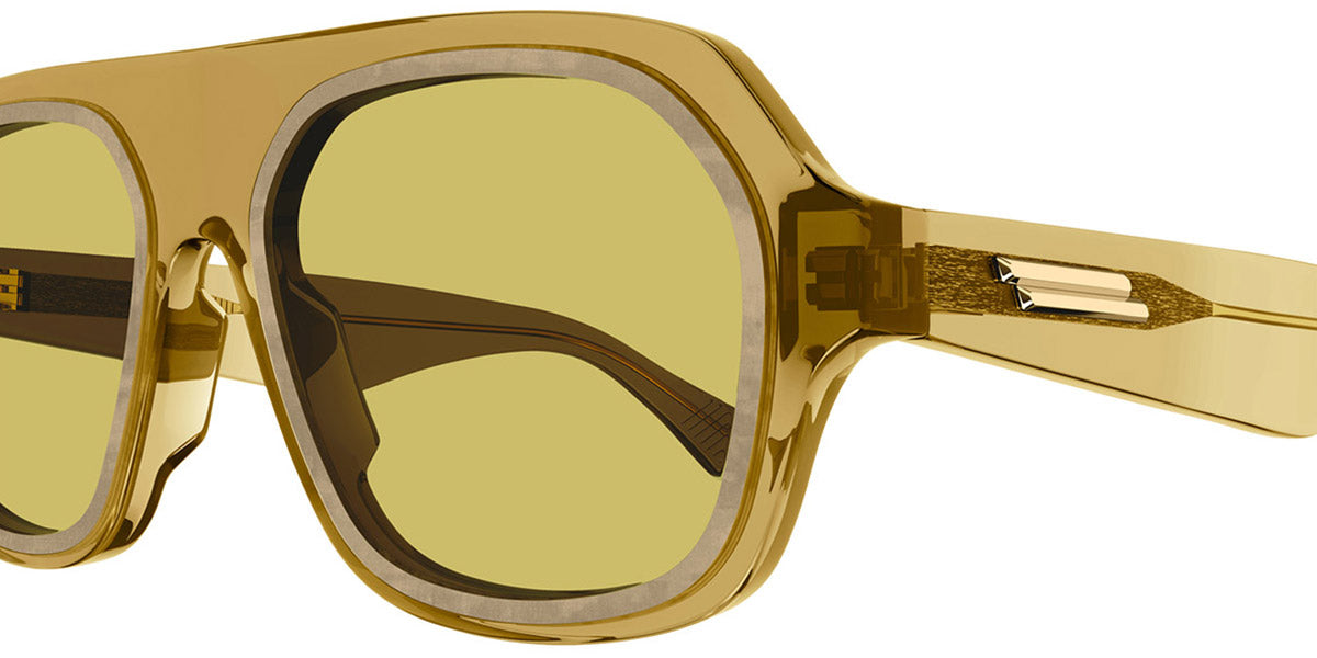 Bottega Veneta® BV1217S BV1217S 003 53 - Yellow / Yellow Sunglasses