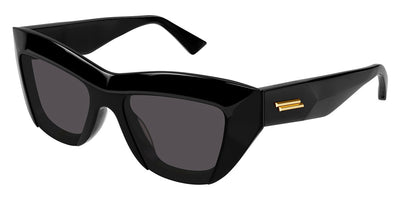 Bottega Veneta® BV1218S BV1218S 001 52 - Black / Gray Sunglasses