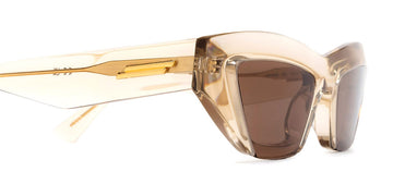 Bottega Veneta® BV1219S BV1219S 003 53 - Nude / Brown Sunglasses