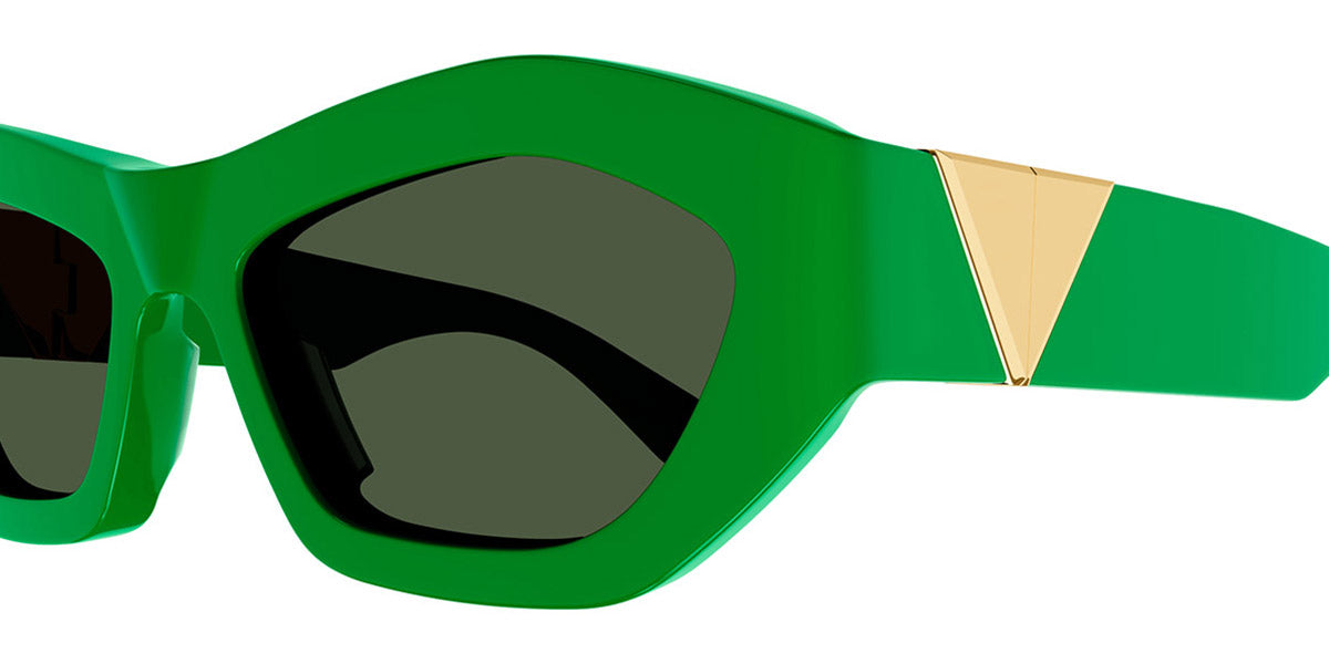 Bottega Veneta® BV1221S BV1221S 003 54 - Green / Green Sunglasses