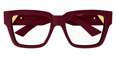 Bottega Veneta® BV1222O BV1222O 004 52 - Burgundy Eyeglasses