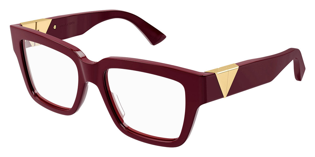 Bottega Veneta® BV1222O BV1222O 004 52 - Burgundy Eyeglasses