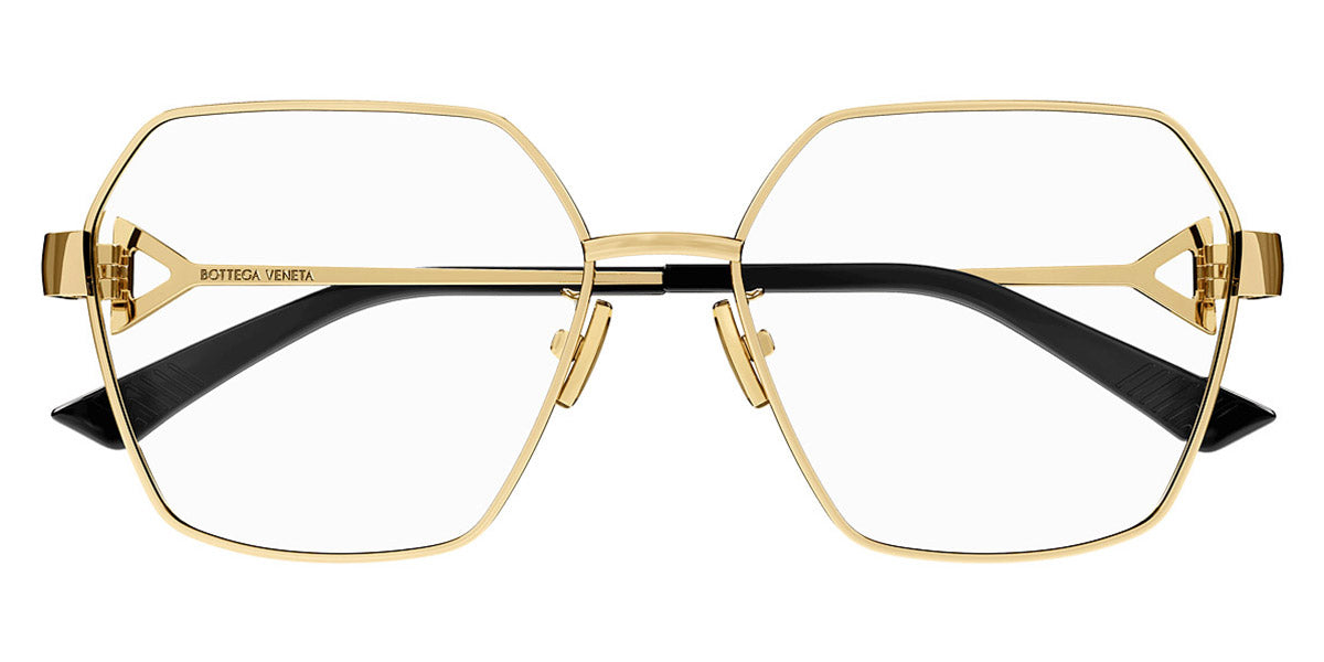 Bottega Veneta® BV1224O BV1224O 002 57 - Gold Eyeglasses