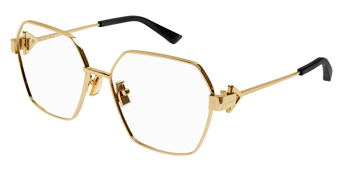 Bottega Veneta® BV1224O BV1224O 002 57 - Gold Eyeglasses