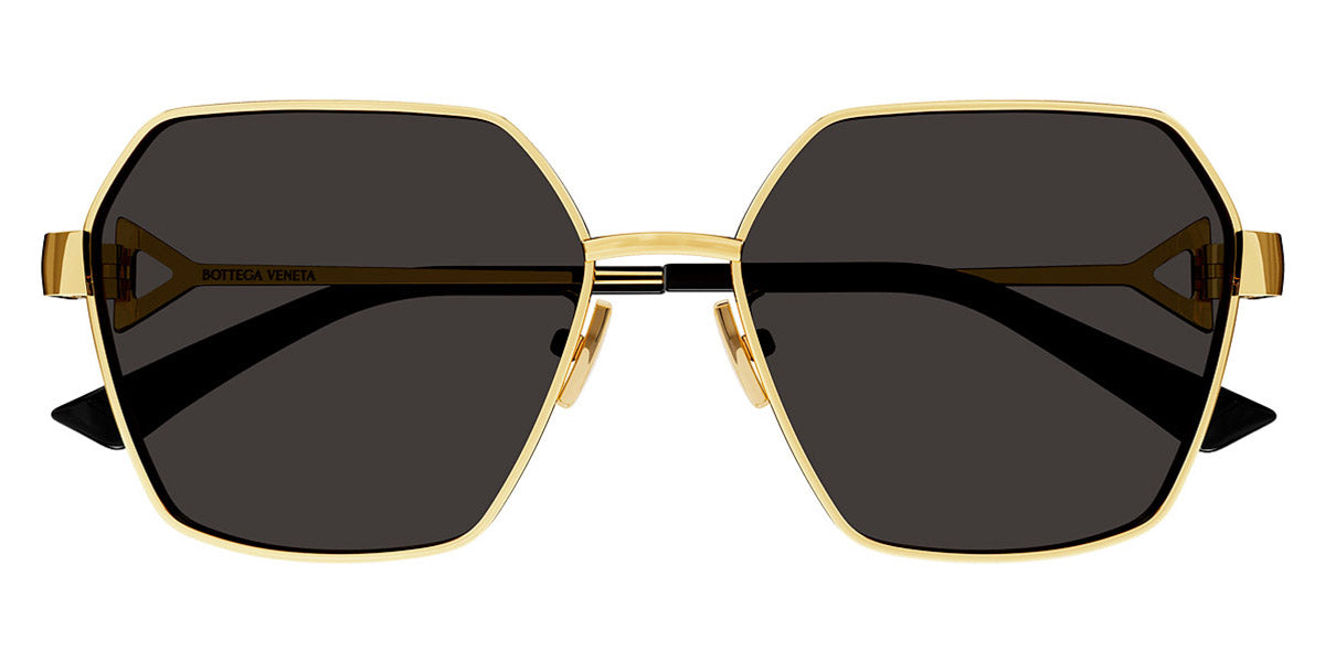 Bottega Veneta® BV1224S BV1224S 002 57 - Gold / Grey Sunglasses