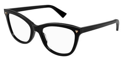 Bottega Veneta® BV1226O BV1226O 001 52 - Black Eyeglasses