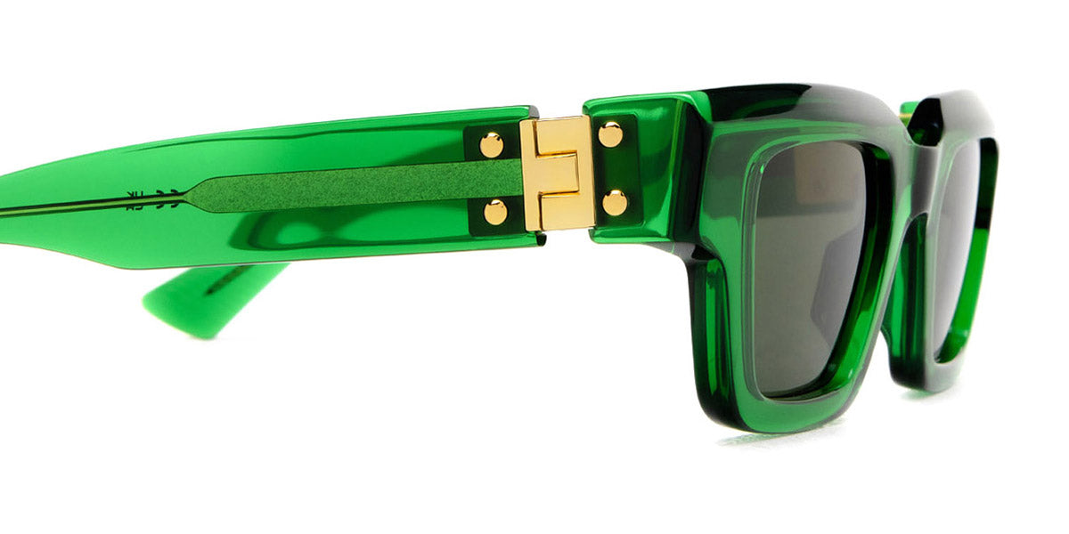 Bottega Veneta® BV1230S BV1230S 002 49 - Green / Green Sunglasses