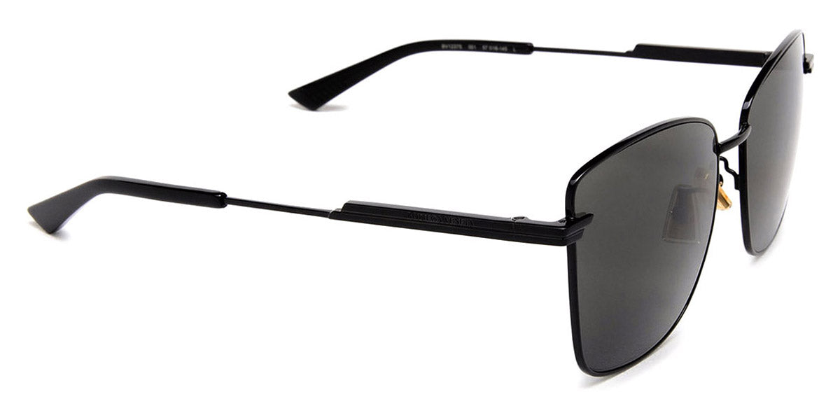 Bottega Veneta® BV1237S BV1237S 001 57 - Black / Grey Sunglasses