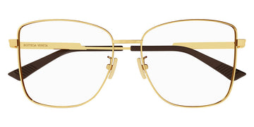 Bottega Veneta® BV1238O BV1238O 002 57 - Gold Eyeglasses