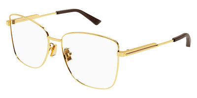 Bottega Veneta® BV1238O BV1238O 002 57 - Gold Eyeglasses