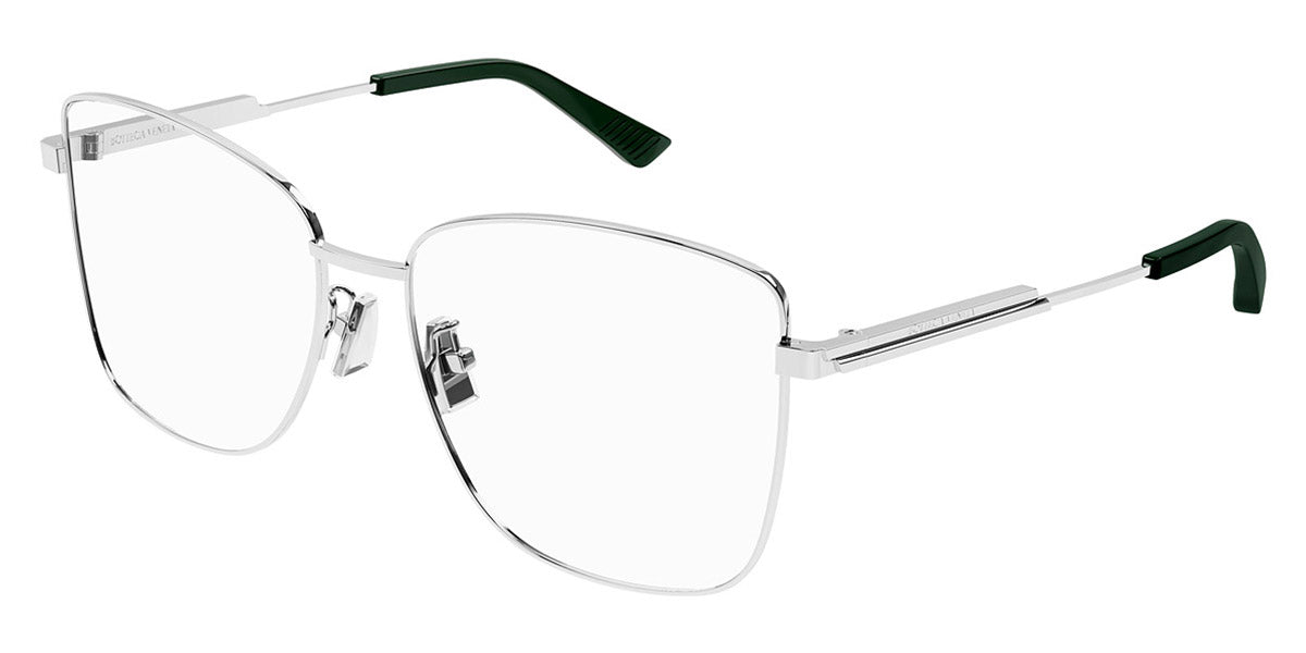 Bottega Veneta® BV1238O BV1238O 003 57 - Silver Eyeglasses