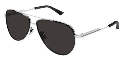 Bottega Veneta® BV1240S BV1240S 003 59 - Silver / Grey Sunglasses