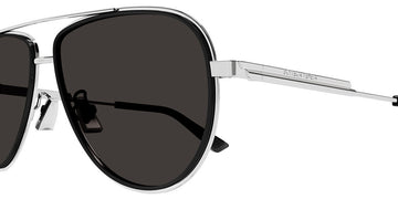 Bottega Veneta® BV1240S BV1240S 003 59 - Silver / Grey Sunglasses