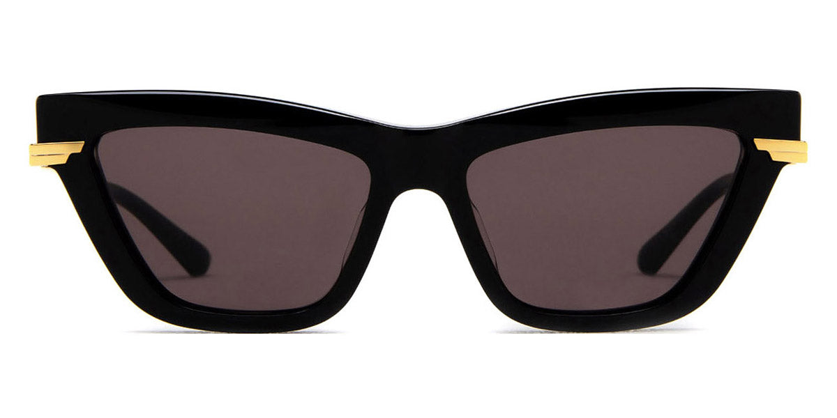 Bottega Veneta® BV1241S BV1241S 001 54 - Black / Grey Sunglasses