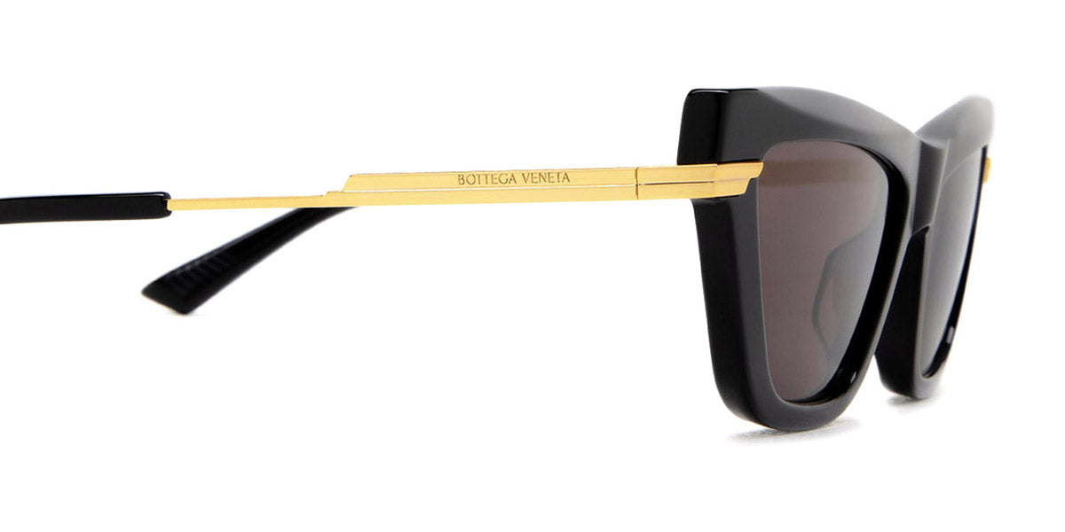 Bottega Veneta® BV1241S BV1241S 001 54 - Black / Grey Sunglasses